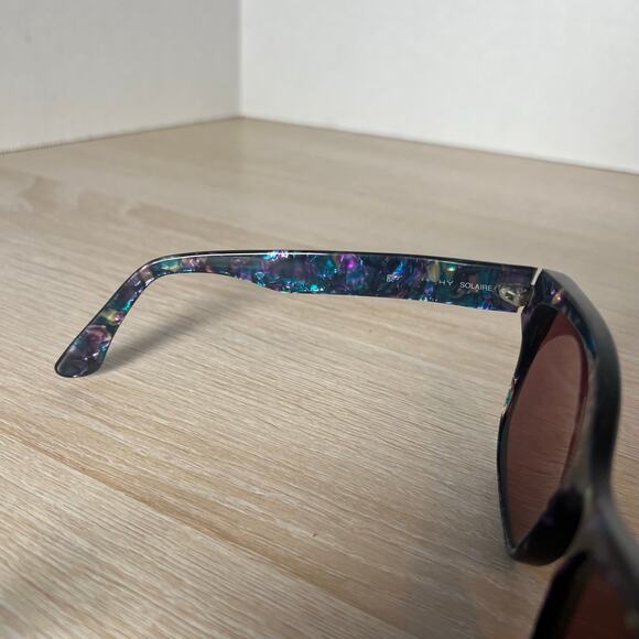 Vintage Givenchy Solaire Mod 122-305 Sunglasses FRAMES ONLY Multicolor France main image 11